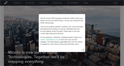 Desktop Screenshot of micello.com